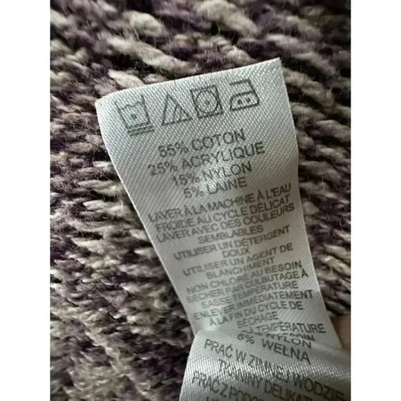 Ruby Moon Women's Medium Long Knit‎ Cardigan Open Front Southwestern Pattern - Picture 9 of 12